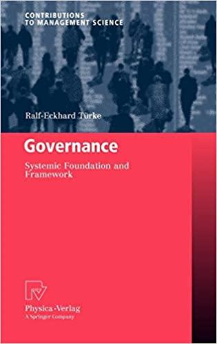governance Systemic Foundation and Framework